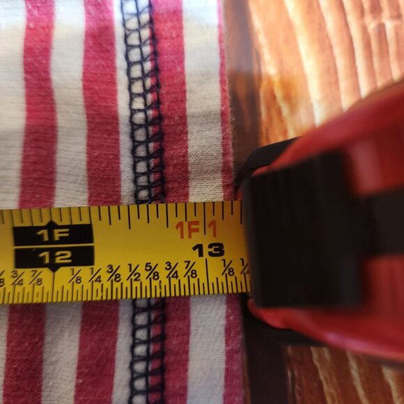 Puma 3T Hooded Sweatshirt Pink White Stripes Navy Hood Logo Toddler Girls - Picture 6 of 6